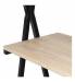 Стол на металлокаркасе BRABIX LOFT CD-004, 1200х535х1110 мм, 3 полки, цвет дуб натуральный, 641220. Фото товара с разных ракурсов.