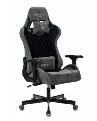 Кресло игровое геймерское Бюрократ VIKING 7 KNIGHT B FABRIC черный текстиль/эко.кожа крестовина металл