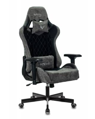 Кресло игровое геймерское Бюрократ VIKING 7 KNIGHT B FABRIC черный текстиль/эко.кожа крестовина металл главное фото