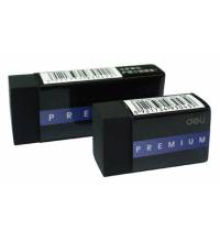 Ластик Deli Premium E3043 40x22x12мм черный индивидуальная картонная упаковка