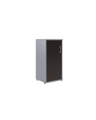 Шкаф колонка с глухой дверью СУ-3.1(L) Венге/Металлик 406*365*823 