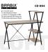 Стол на металлокаркасе BRABIX LOFT CD-004, 1200х535х1110 мм, 3 полки, цвет дуб натуральный, 641220 главное фото в маленьком размере