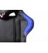 Кресло игровое геймерское Бюрократ VIKING 5 AERO BLUE черный/синий искусственная кожа. Фото товара с разных ракурсов.