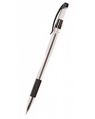 Ручка шариковая Cello SLIMO GRIP 0.7мм игловидный пиш. наконечник черный коробка