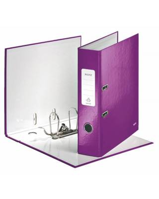 Папка-регистратор Leitz WOW 10050062 A4 80мм фиолетовый
