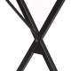 Стол на металлокаркасе BRABIX LOFT CD-008 (ш900*г500*в780мм), цвет дуб натуральный, 641865. Фото товара с разных ракурсов.