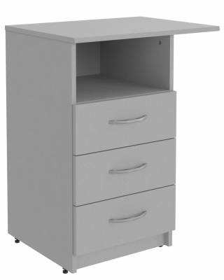 Тумба приставная SC-3D.2(L) Серый 600х450х760