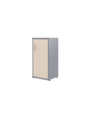 Шкаф колонка с глухой дверью СУ-3.1(R) Клен/Металлик 406*365*823 