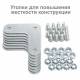 Стеллаж металлический  "ГРАФИТ MS KD-180/50-5", лофт, 1800х1000х500 мм, 5 полок, 291270, S240BR145593. Фото товара с разных ракурсов.