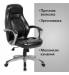 Кресло офисное  PREMIUM "Turbo EX-569", экокожа, спортивный дизайн, черное. Фото товара с разных ракурсов.
