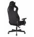 Кресло игровое Knight Outrider черный Light-20 с подголов. крестов. металл. Фото товара с разных ракурсов.