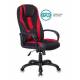 Кресло игровое геймерское Бюрократ VIKING-9/BL+RED черный/красный искусст.кожа/ткань главное фото в маленьком размере