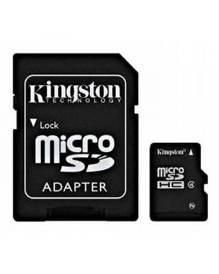 Флеш карта microSDHC 32Gb Class4 Kingston SDC4/32GB + adapter