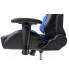 Кресло игровое геймерское Бюрократ VIKING 5 AERO BLUE черный/синий искусственная кожа. Фото товара с разных ракурсов.