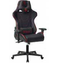Кресло игровое A4Tech Bloody GC-400 черный/красный с подголов. крестов. пластик черный