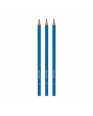 Набор карандашей чернографит. Silwerhof Zeichner 120320-00 H-B шестигран. корпус синий пакет с европодвесом (3шт)