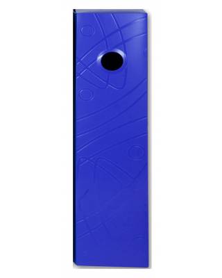 Короб архивный вырубная застежка Бюрократ Galaxy GA80BLUE пластик 1мм корешок 80мм синий