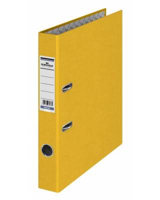 Папка-регистратор Durable 3220-04 A4 50мм бумвинил желтый