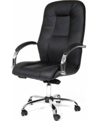 Кресло Chairman 490 (черная экокожа)