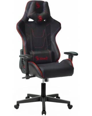 Кресло игровое A4Tech Bloody GC-400 черный/красный с подголов. крестов. пластик черный главное фото