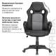 Кресло компьютерное  "Rider Plus EX-544" КОМФОРТ, экокожа, черное/серое, 531582. Фото товара с разных ракурсов.