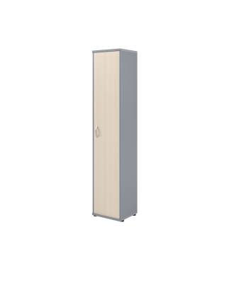 Шкаф колонка с глухой дверью СУ-1.9(R) Клен/Металлик 406*365*1975 