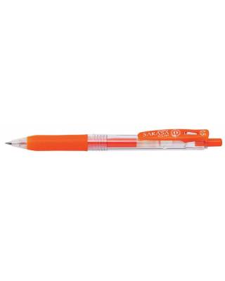 Ручка гелевая Zebra SARASA CLIP (JJ15-ROR) авт. 0.5мм темно-оранжевый