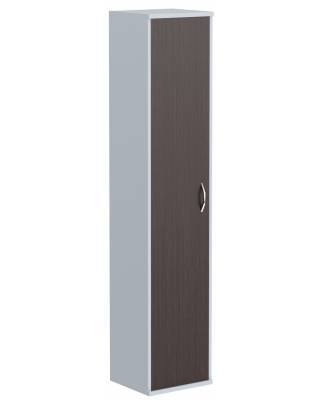 Шкаф колонка с глухой дверью СУ-1.9(L) Венге Магия/Металлик 406*365*1975