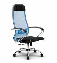 Эргономичное кресло руководителя Эргономичное кресло руководителя Метта комплект 4 черно-синее ch
