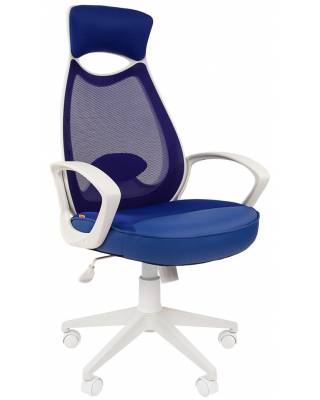 Кресло Chairman 840 (синяя ткань TW)