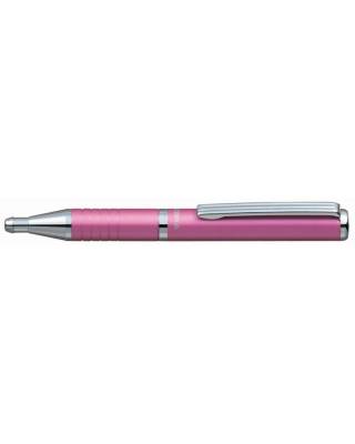Ручка шариковая Zebra SLIDE (BP115-PK) авт. телескопич.корпус розовый синие чернила коробка подарочная