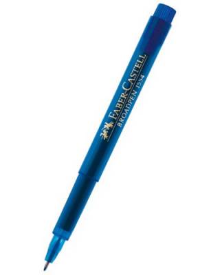 Ручка капиллярная Faber-Castell Broadpen (155451) 0.8мм синие чернила