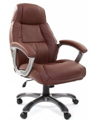 Офисное кресло Chairman 436 Россия кожа коричневый