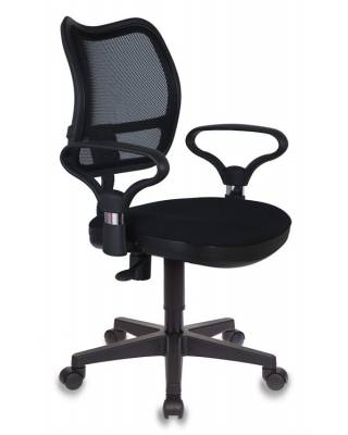 Кресло бюрократ CH-799 (Черная ткань)
