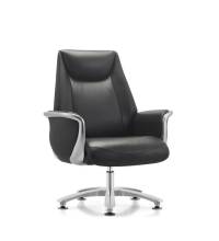 Кресло HAWASAN (ХАВАСАН) PREMIUM EX-801, до 200 кг, алюминий, экокожа, черное, 533235