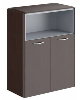 Шкаф средний с замком в малых дверях и обвязкой DMC 85.3(Z) Венге Магия 892х470х1185 главное фото