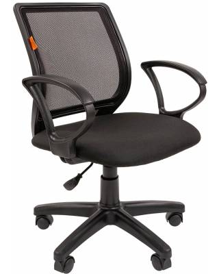 Кресло chairman 699 (Черный текстиль + сетка)