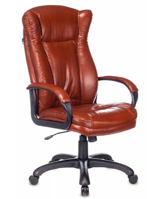 Кресло руководителя Бюрократ CH-879N коричневый Boroko-37 искусственная кожа крестовина пластик