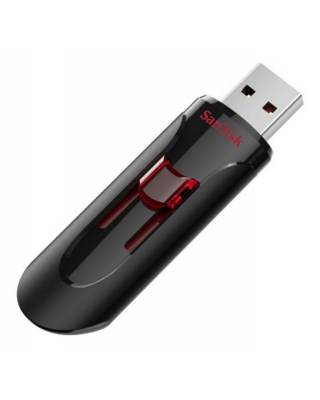 Флеш Диск Sandisk 256Gb Cruzer Glide SDCZ600-256G-G35 USB3.0 черный/красный