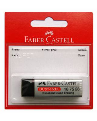 Ластик Faber-Castell DUST FREE 263424 черный блистер