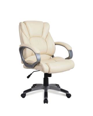 Кресло офисное  "Eldorado EX-504", экокожа, бежевое, 531167