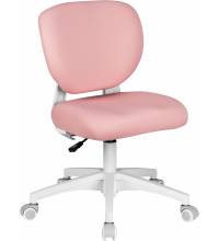 Кресло детское Cactus CS-CHR-3594PK розовый крестов. пластик белый