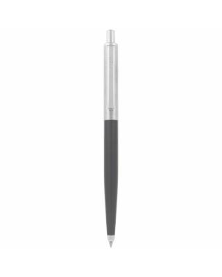 Ручка шариковая Zebra 901 (83741) т.серый d=0.7мм синие подар. короб. автоматическая сменный стержень