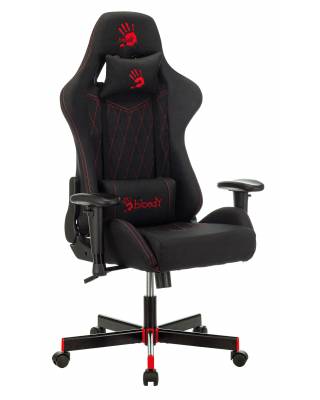 Кресло игровое A4Tech Bloody GC-850 черный ромбик крестов. главное фото