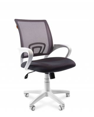 Офисное кресло Chairman 696 Россия серый пластик TW-12/TW-66 оранжевый