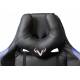 Кресло игровое геймерское Бюрократ VIKING 5 AERO BLUE черный/синий искусственная кожа. Фото товара с разных ракурсов.