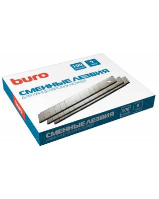 Лезвия для канцелярского ножа Buro 070001206 шир.лез.9мм (упак.:10шт)
