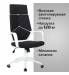 Кресло офисное  PREMIUM "Prime EX-515", пластик белый, ткань, черное. Фото товара с разных ракурсов.