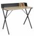Стол на металлокаркасе BRABIX LOFT CD-007, 800х500х840 мм, органайзер, комбинированный, 641227. Фото товара с разных ракурсов.