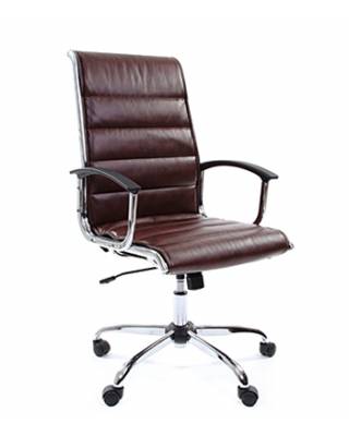 Офисное кресло Chairman 760 Россия Экокожа коричневый
